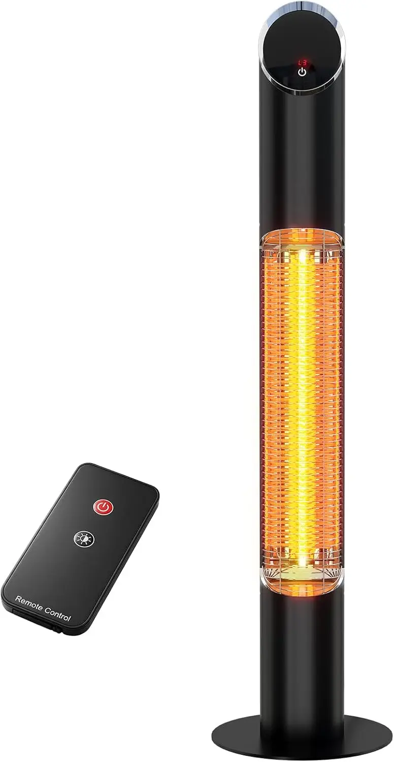 Patio Heater Standing - Elektrischer Terrassenheizer für den Außenbereich, tragbarer