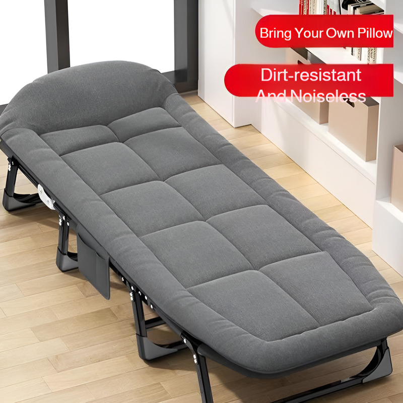 Camping Cot Foldable - Tragbares Klappbares Liegebett Ohne Montage, Verstellbares