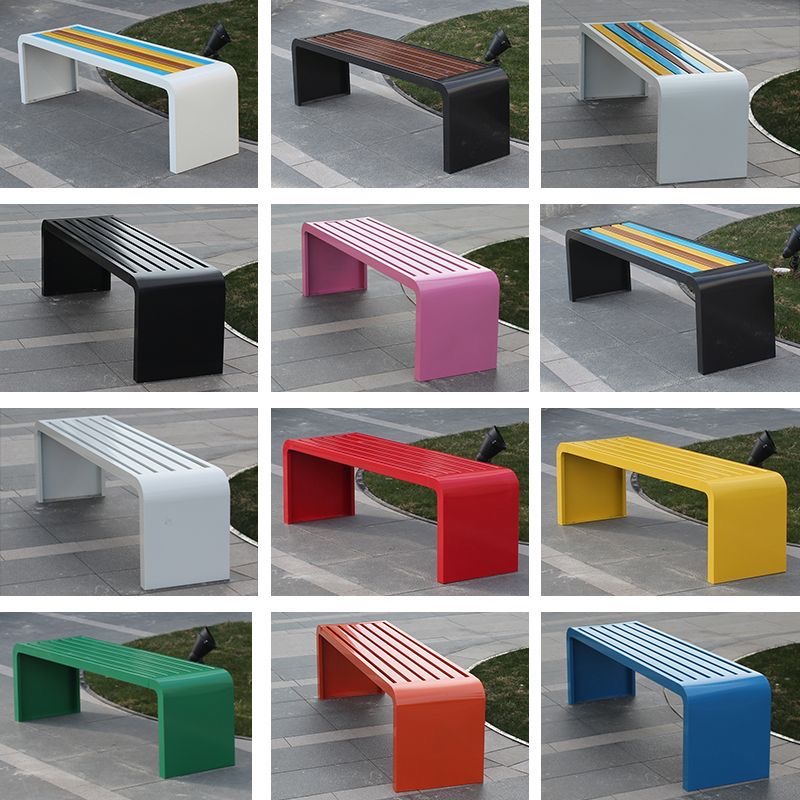 Outdoor Furniture Bench - 1 m-1,8 m kaltgewalzte Metallbank Park