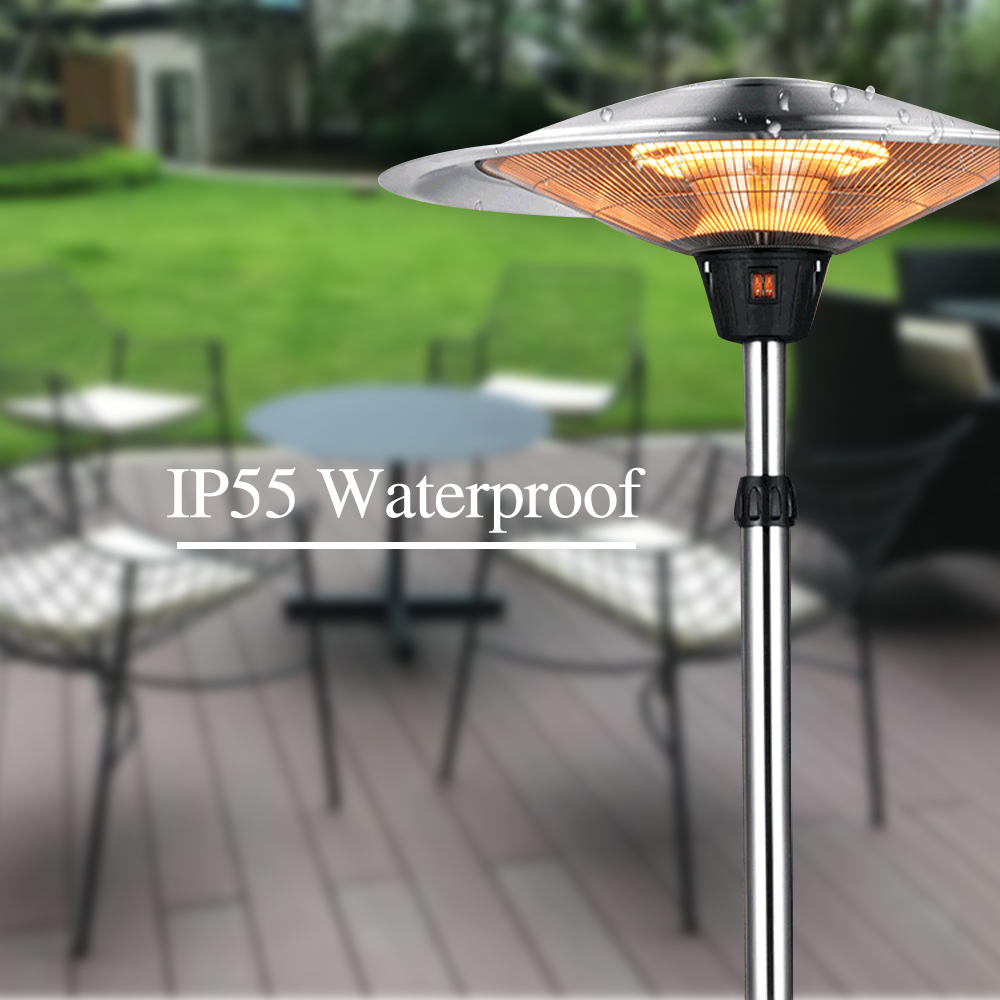 Patio Heater Standing - Unter dem Sonnenschirm montierbarer elektrischer Hänge-Garten-