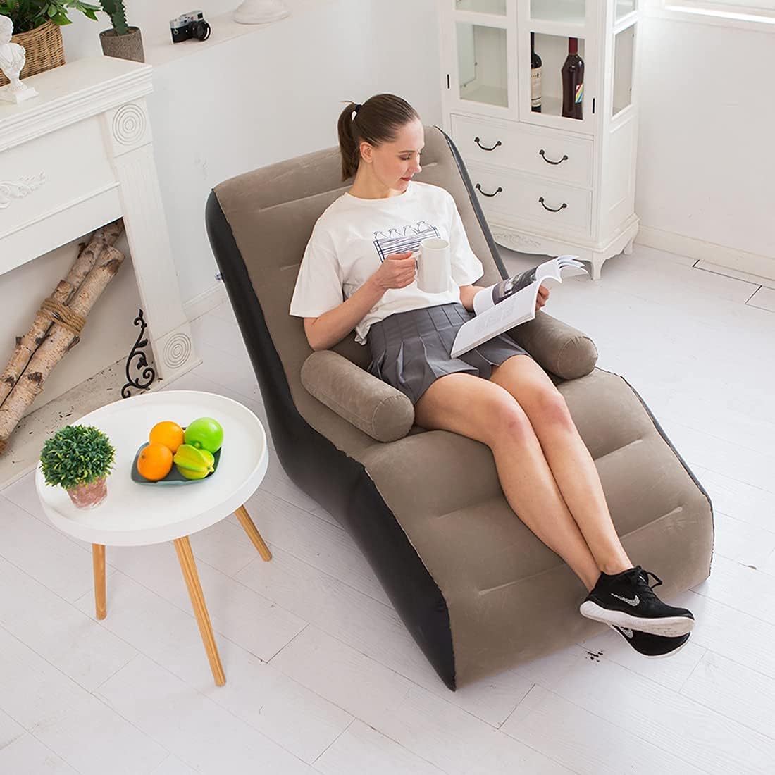 Outdoor Furniture Polywood - Klappbares Lazy Sofa, aufblasbarer Lounge-Sessel, verdickt,