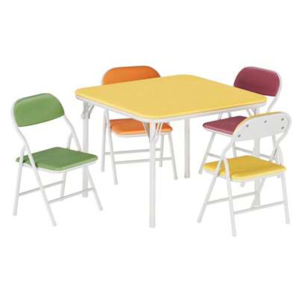 Outdoor Furniture Table And Chairs - Klappbares quadratisches Tisch- und Stuhlset für