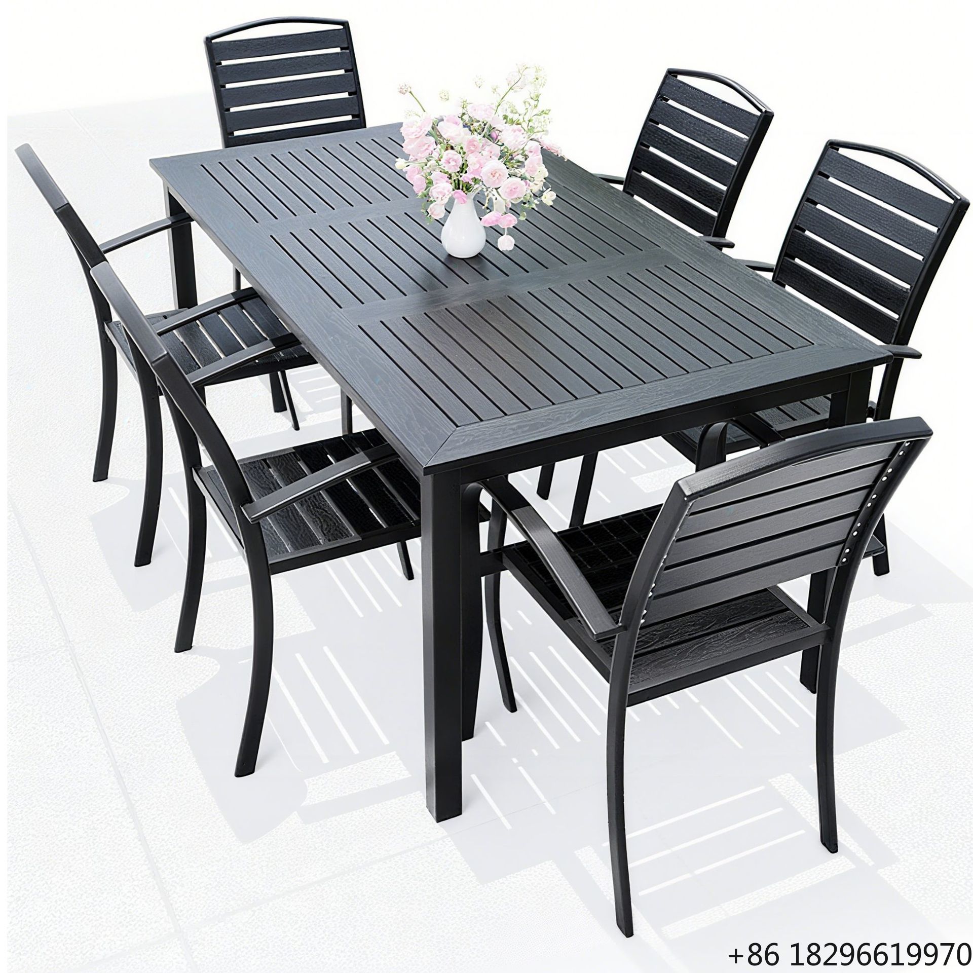 Outdoor Furniture Table And Chairs - Neues Bambus-Picknick-Gartentisch-Stuhl-Set für Balkon, Terrasse, Outdoor,