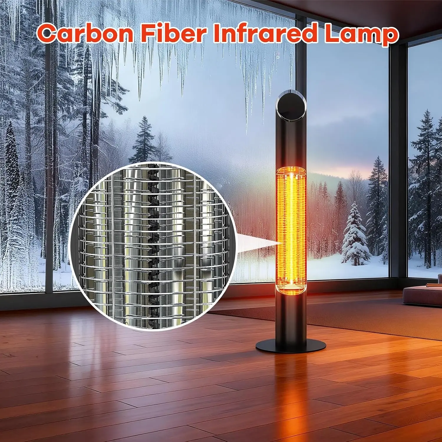 Elektrischer Terrassenheizer f – Patio Heater Standing Bewertung und Preis
