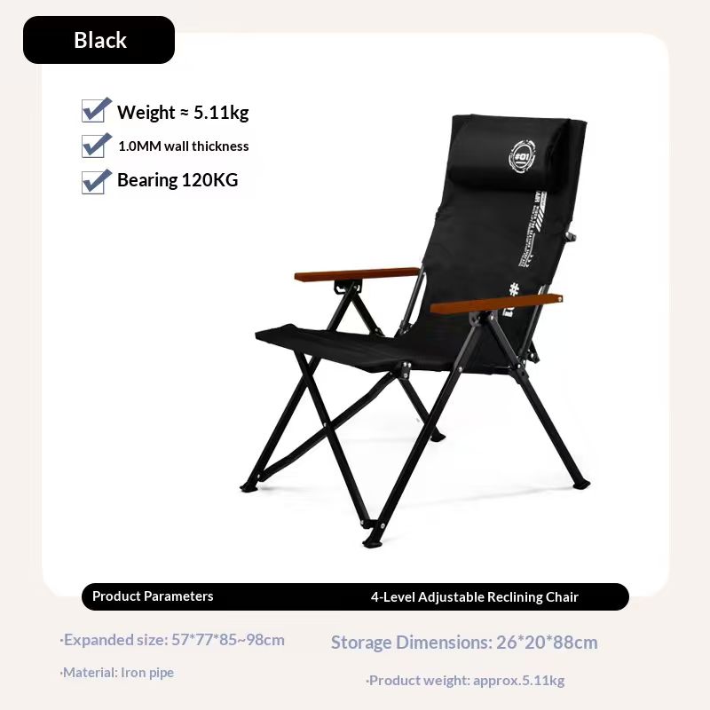 Klappbarer Hochlehner-Strand-  – Outdoor Furniture Iron Bewertung und Preis
