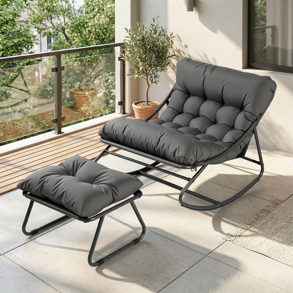 Übergroßer Papasan-Schaukelstu – Outdoor Furniture Without Cushions Bewertung und Preis