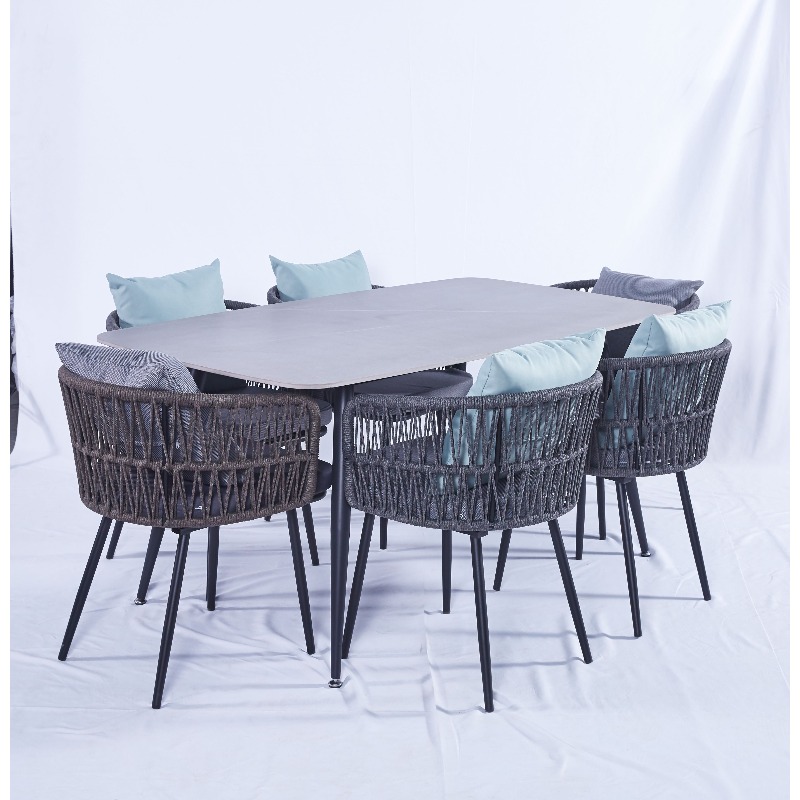 2023 Design Gewebter Seil-Outd – Outdoor Furniture Iron Bewertung und Preis