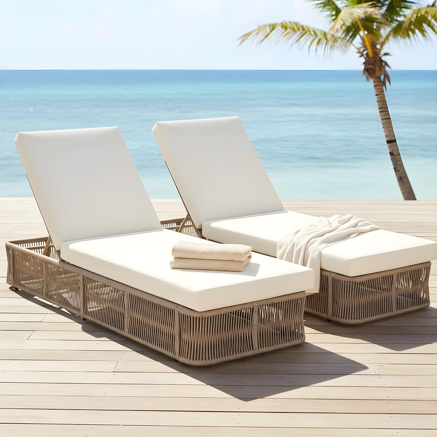 Geflochtener Seil-Loungesessel – Outdoor Furniture Without Cushions Bewertung und Preis