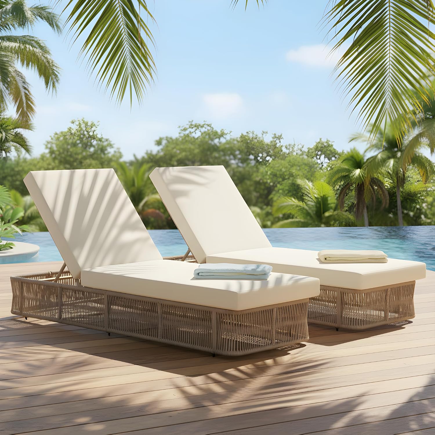 Geflochtener Seil-Loungesessel – Outdoor Furniture Without Cushions Bewertung und Preis