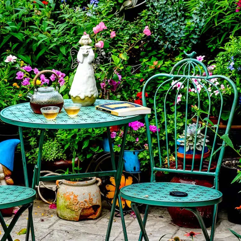 Gartenstühle für den Innenhof, – Outdoor Furniture Iron Bewertung und Preis