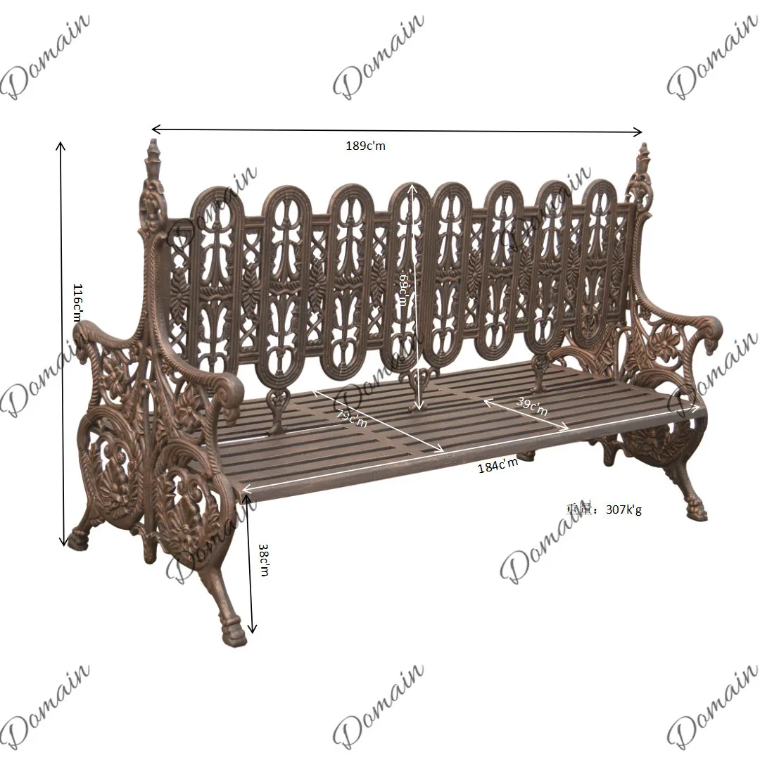 J81 Schmiedeeiserne Doppelseit – Outdoor Furniture Bench Bewertung und Preis