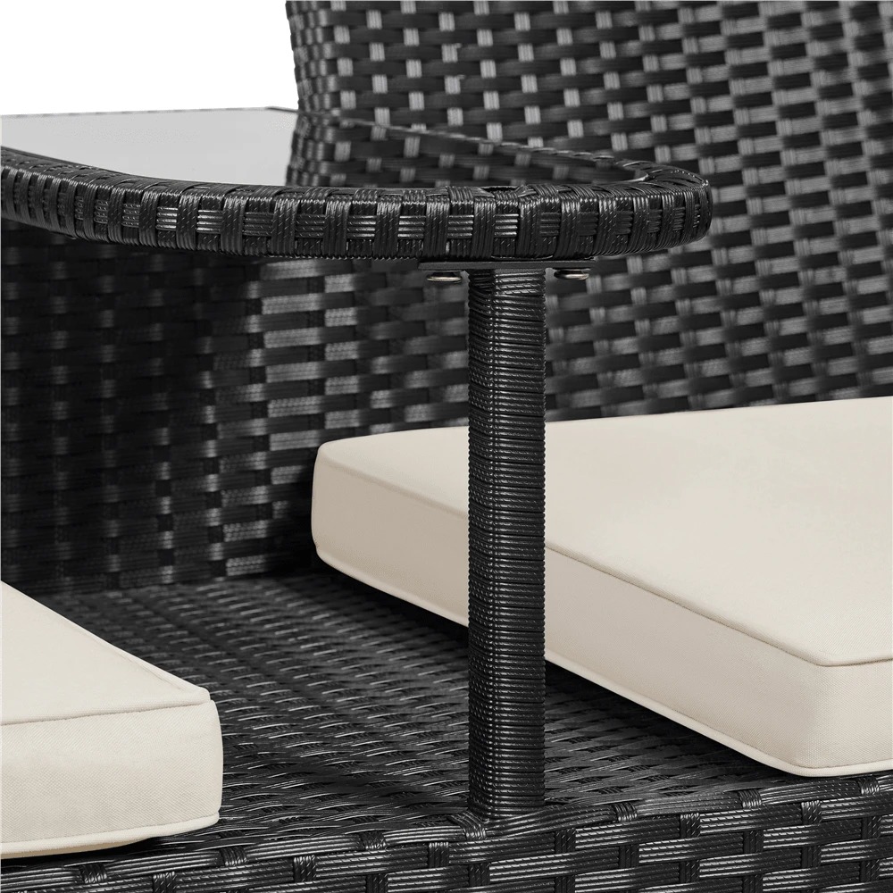 Hochwertiger Outdoor-Doppelstu – Outdoor Furniture Table And Chairs Bewertung und Preis
