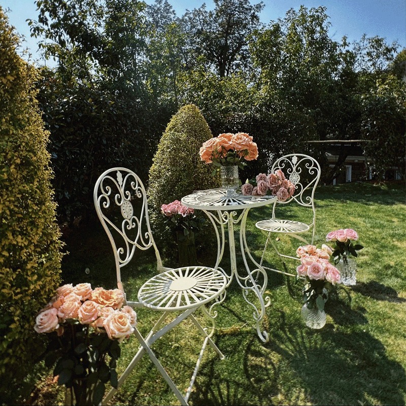 Französische Vintage-Eisen-Tis – Outdoor Furniture Iron Bewertung und Preis
