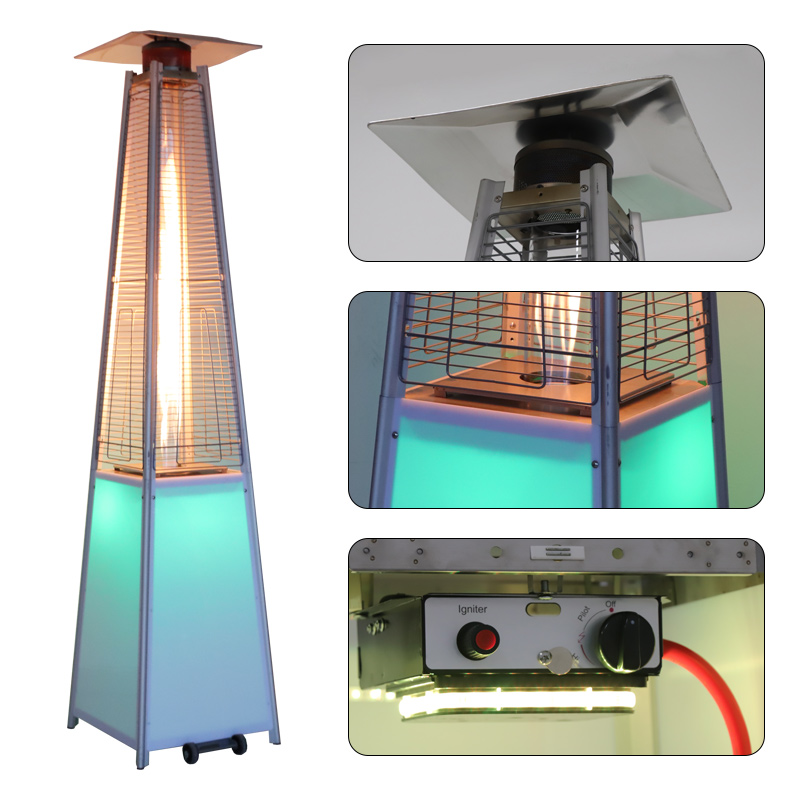 Pyramidenförmiger LED-Glasröhr – Patio Heater Standing Bewertung und Preis