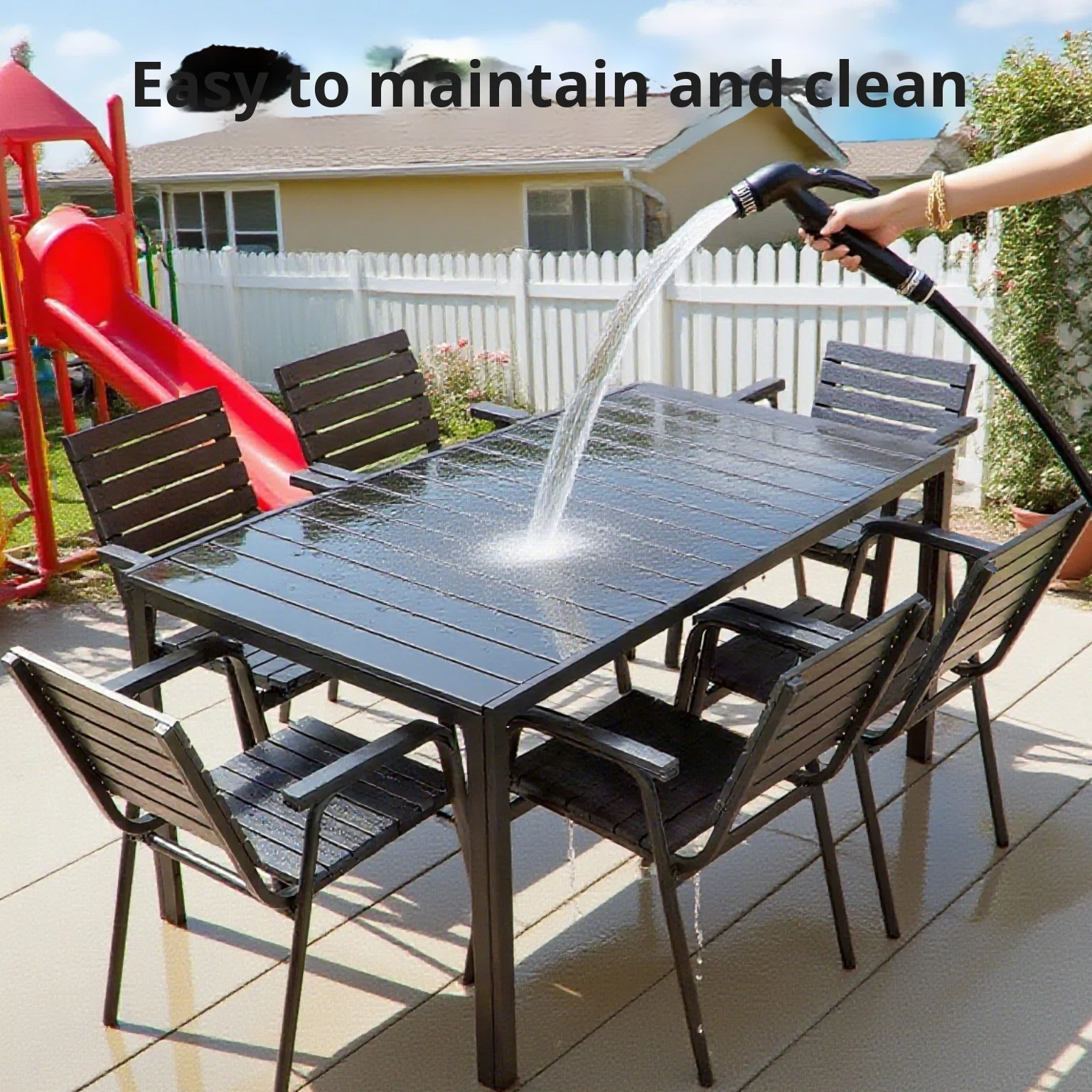 Neues Bambus-Picknick-Gartenti – Outdoor Furniture Table And Chairs Bewertung und Preis