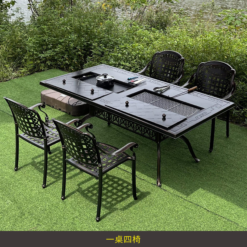 Terrasse, Garten, Balkon, Auße – Outdoor Furniture Table And Chairs Bewertung und Preis